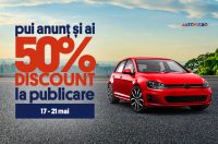 Vinde-ți mașina pe Autovit.ro cu 50% DISCOUNT la prețul de publicare